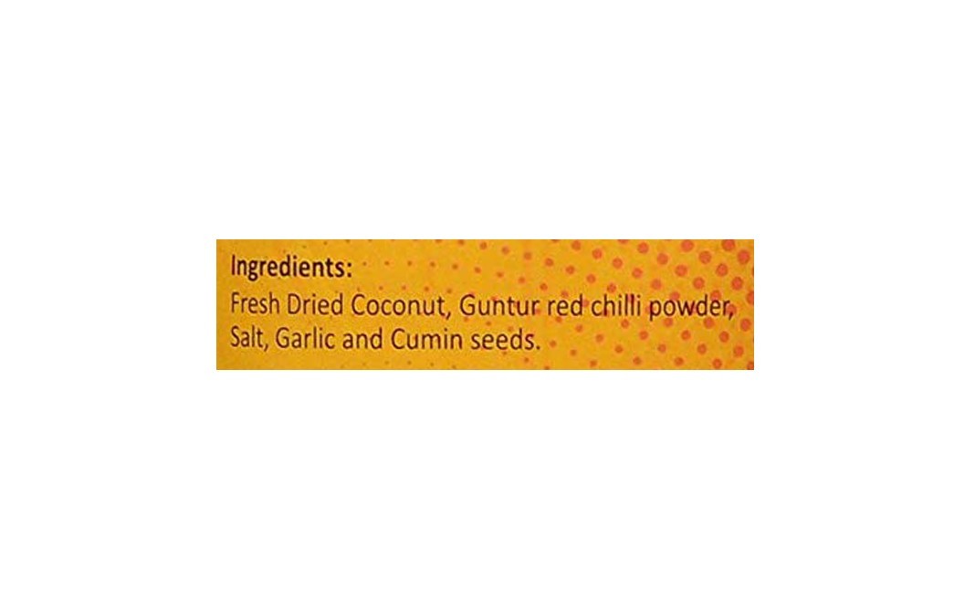 Amoga's Pickles Factory Coconut Karam Podi    Pack  200 grams
